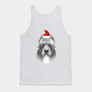 Winter pitbull Tank Top